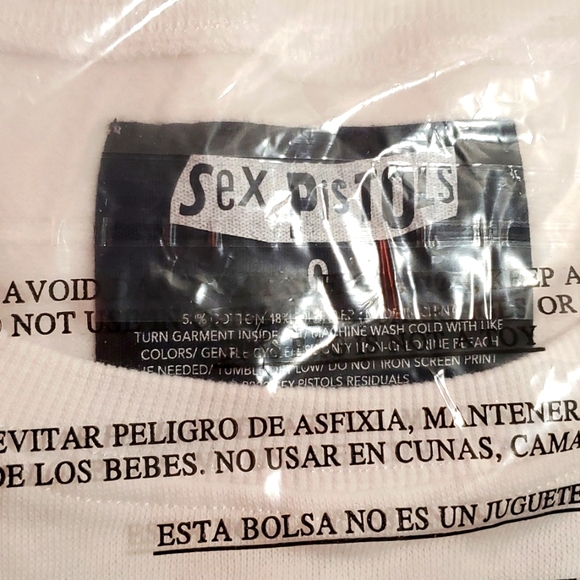 ❤NWT VINTAGE TORRID SWEATSHIRT ☆ 1980s ☆ SEX PISTOLS BAND ☆ GRAPHIC PLUS SIZE - Picture 6 of 9